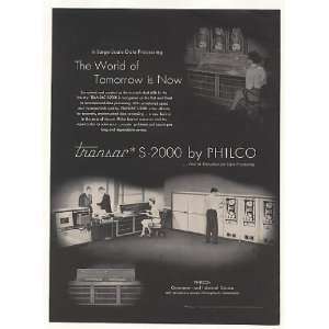  1959 Philco Transac S 2000 Computer System Print Ad (41525 