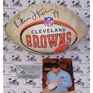  Bernie Kosar   Autographed Cleveland Browns Full Size 