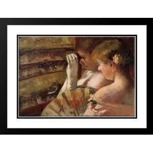  Cassatt, Mary, 24x19 Framed and Double Matted A Corner of 