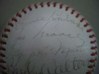 Jackie Robinson Auto Autograph Signed Baseball Johnny Mize Dizzy Dean 