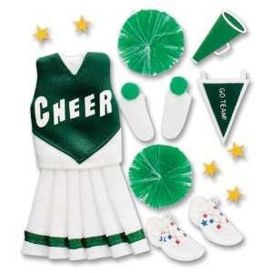  Pep Rally Boutique Themed Ornate Stickers Cheerleading 