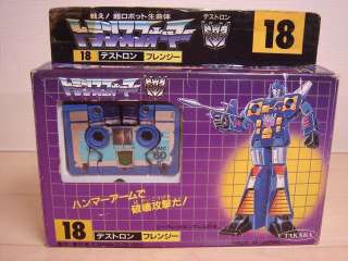 Transformers Vintage G1 Frenzy D 18 MIB Rumble Cassette  