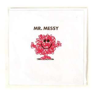 Mr. Men Greetings Card  Mr Messy 