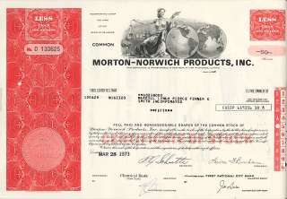 Morton Norwich Products Inc (now Procter & Gamble )  