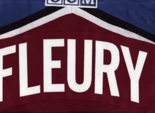 THEOREN FLEURY Colorado Avalanche Hockey Jersey MEDIUM  