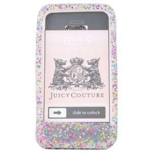  Juicy Couture iPhone 4 Glitter Jelly Case Cell Phones 
