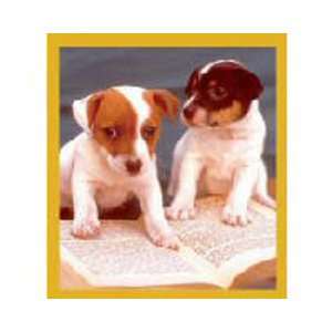 Magnetic Bookmark Jack Russell Smart Puppies, Beautiful and Colorful 
