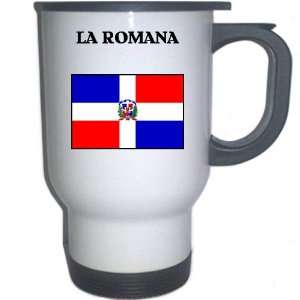  Dominican Republic   LA ROMANA White Stainless Steel Mug 