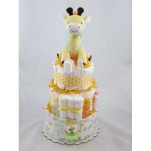  Geri Giraffe Diaper Cake, 3 Tier Baby