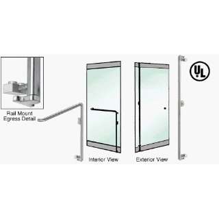   Access F Exterior Bottom Securing Electronic Egress Control Handle