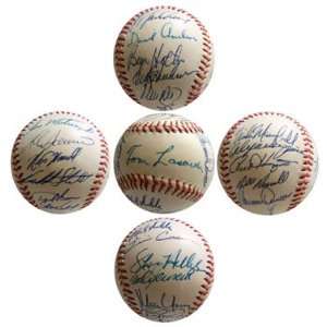  1987 Los Angeles Dodgers Team Autographed Dodgers Baseball 