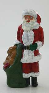 Toy soldier Santa Claus with presents Christmas miniature 54mm lead 