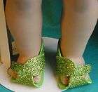 Green Sparkle Foam Slip on Shoes for American Girl AGLF78
