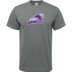  Southwest Baptist Bearcats Charcoal Logo T Shirt Sports 