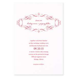  Beaujolais Wedding Invitations