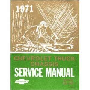  1971 CHEVY C/K 10 30 LIGHT TRUCK Service Manual Book Automotive