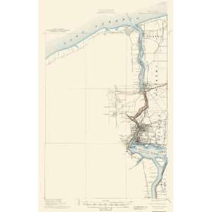  USGS TOPO MAP NIAGARA FALLS QUAD NEW YORK (NY) 1901