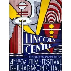  Roy Lichtenstein   Lincoln Center Film Festival Giclee 