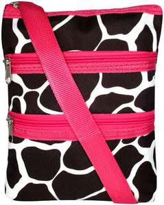 giraffe pink hipster purse teen hand bag cross body messenger 