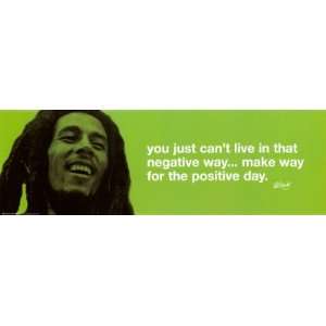  Bob Marley (Positive Day) Music Poster Print   12x36 