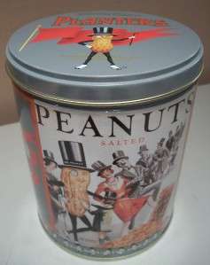 Fabulous Puttin on Your Top Hat Planters Peanut Tin  