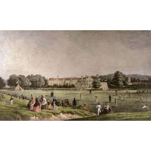  Cricket at Tonbridge Etching Dodd, Charles Tattershall 