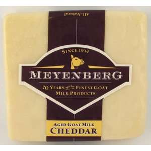 Meyenberg Aged Goat Milk Cheddar rndm wt  Grocery 