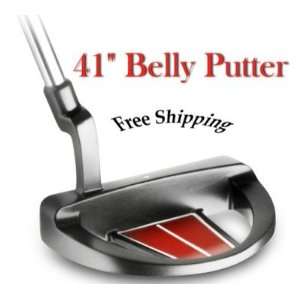   Putter 41in Left Hand Golf Club Winn 2 Piece Grip LH 