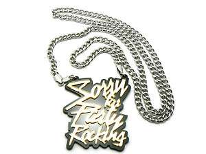 Sorry For Party Rocking LMFAO 36 Inch Chain & Pendant Silver or Gold 