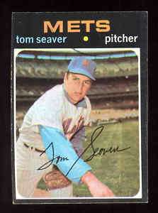 1971 Topps, #160, Tom Seaver, New York Mets, EX MT+  