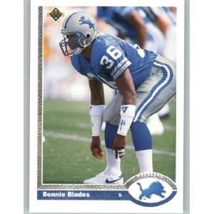  1991 Upper Deck #65 Bennie Blades   Detroit Lions 