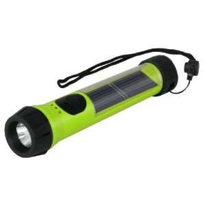  Solar LED Flashlight   Green 