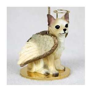  Chihuahua Angel Dog Ornament   Fawn