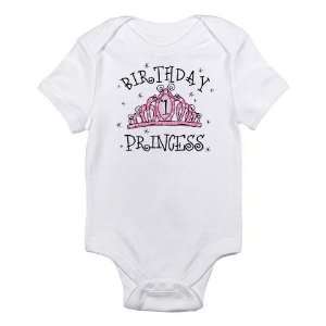 Birthday Girl Princess First Birthday Baby Onesie Shirt   Size 12 18 