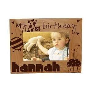  Baby Girls 1st Birthday Wood Picture Frame Baby