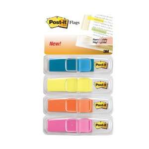 Post it Highlighting Flags, 1/2 Inch, Ideal For Marking And Flagging 