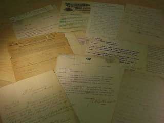 20+ Railroad Letters Docs 1898 Western MD B&O etc Rare  