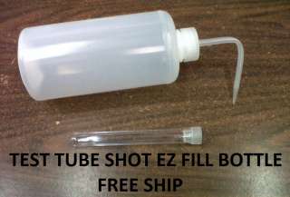 Plastic Test Tube Shooter Shot Glass 32oz. EZ Fill Bottle EACH  