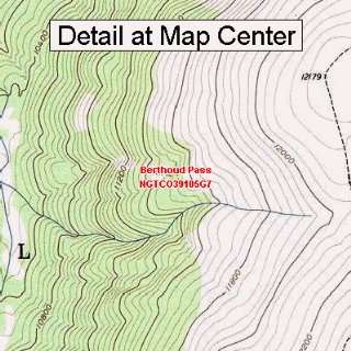   Map   Berthoud Pass, Colorado (Folded/Waterproof)