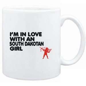  Mug White  I AM IN LOVE WITH A South Dakotan GIRL  Usa 