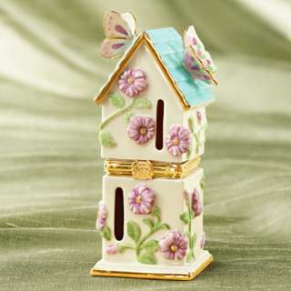 Lenox Butterfly Bungalow Treasure Box NIB  