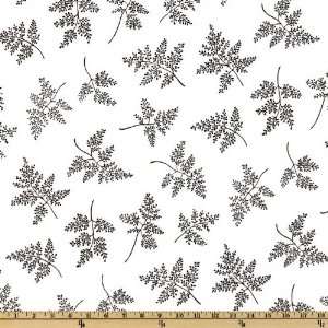  44 Wide Night And Day Black Plant/White Fabric By The 