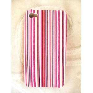   Hard Back Case Cover for iPhone 4 4g Pink Monotone 