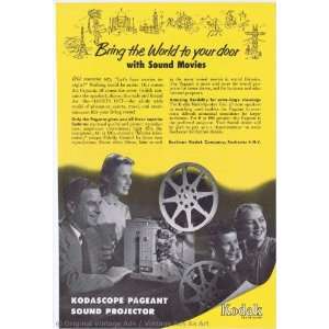  1953 Kodak Bring the World to your door with Sound Movies 