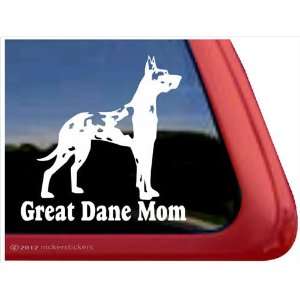  Great Dane Mom ~ Harlequin Great Dane Vinyl Window Auto 