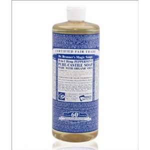  Castile Liquid Soap Organic Peppermint 32 Ounces Health 