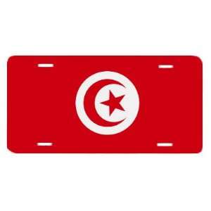 Tunisia Tunisian Flag License Plate