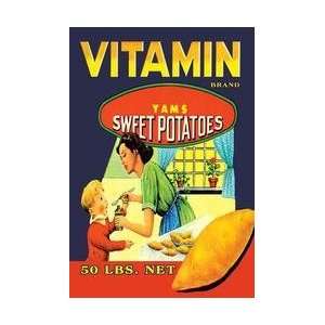  Vitamin Brand Yams 20x30 poster