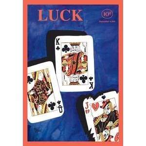  Paper poster printed on 12 x 18 stock. Luck Busted Jack 