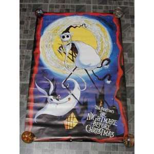  Disney Tim Burton Nightmare Before Christmas Poster 1993 